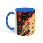 رنگ محبت — Rang Mohabbat Chai Mug | Urdu Poetry Truck Art Peacocks (11oz/15oz)