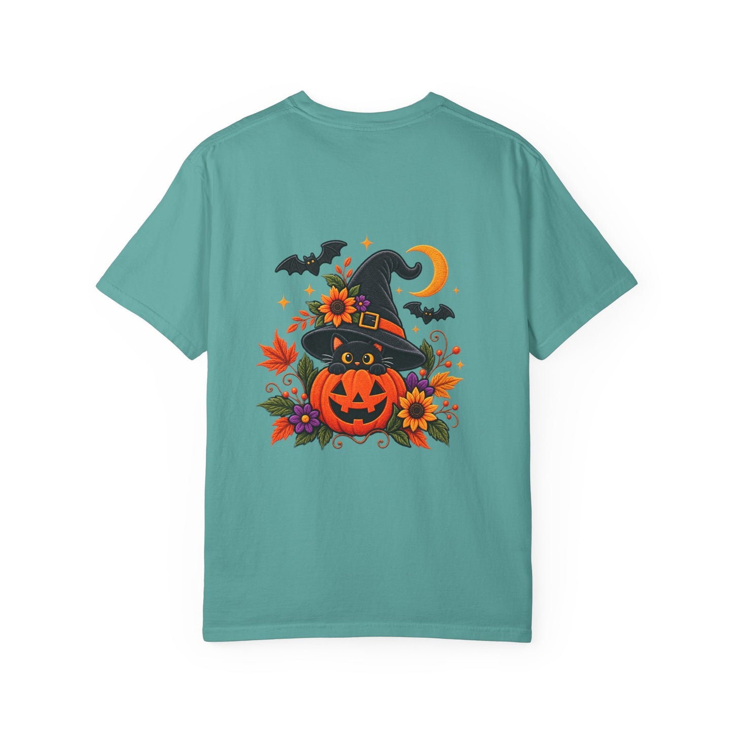 Halloween Boo Ghost T-Shirt — Cute Witch Hat Jack-O'-Lanterns Tee