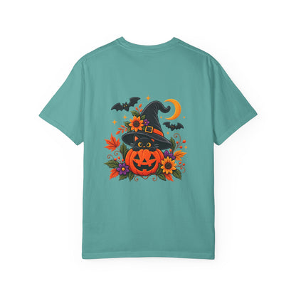 Halloween Boo Ghost T-Shirt — Cute Witch Hat Jack-O'-Lanterns Tee