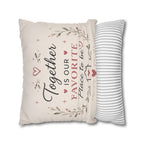 ✨ Our Happy Place Photo Pillowcase — Personalized Family Throw Pillow
