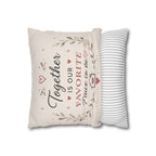 ✨ Our Happy Place Photo Pillowcase — Personalized Family Throw Pillow