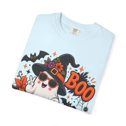 Halloween Boo Ghost T-Shirt — Cute Witch Hat Jack-O'-Lanterns Tee