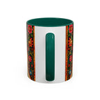 رنگ محبت — Rang Mohabbat Chai Mug | Urdu Poetry Truck Art Peacocks (11oz/15oz)