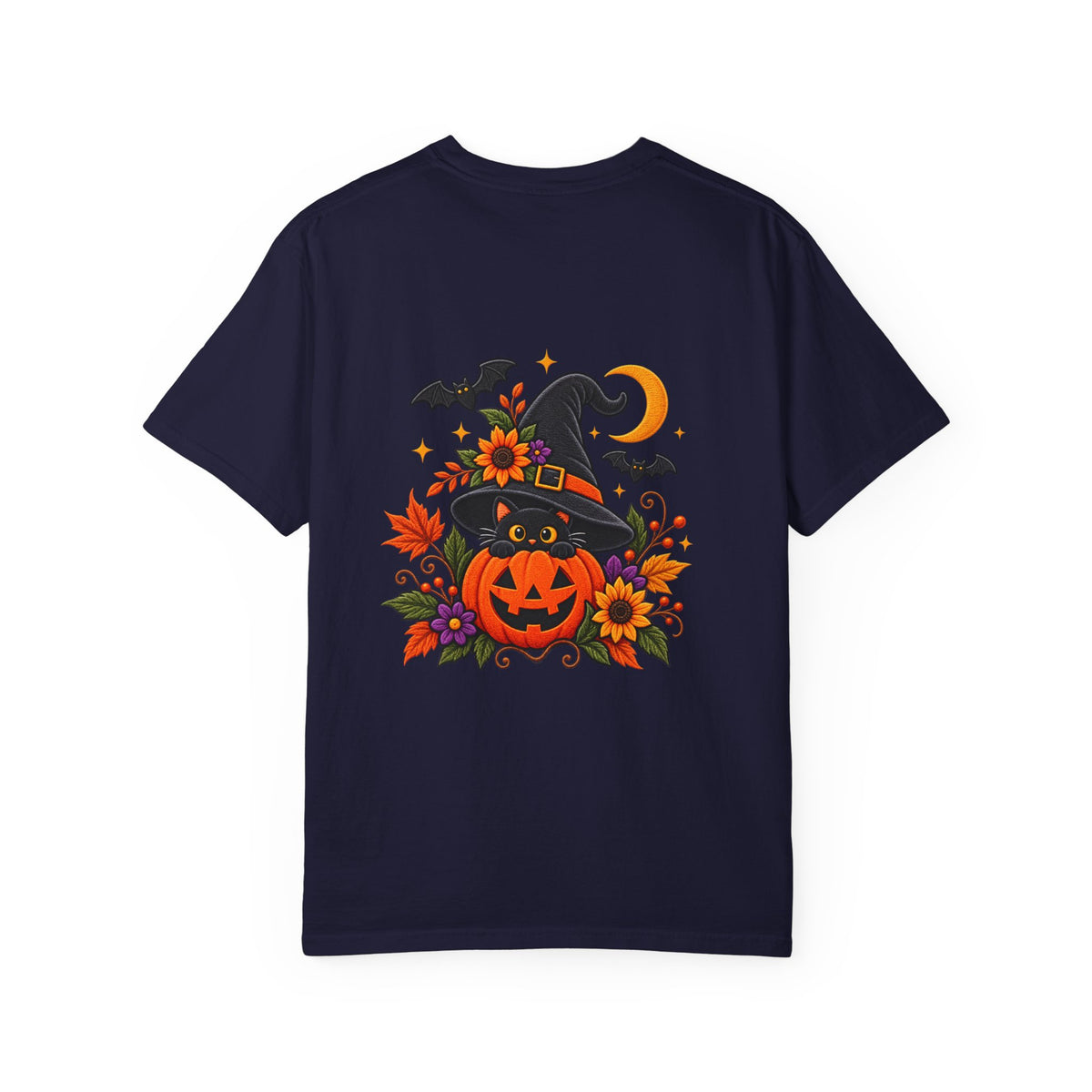Halloween Boo Ghost T-Shirt — Cute Witch Hat Jack-O'-Lanterns Tee