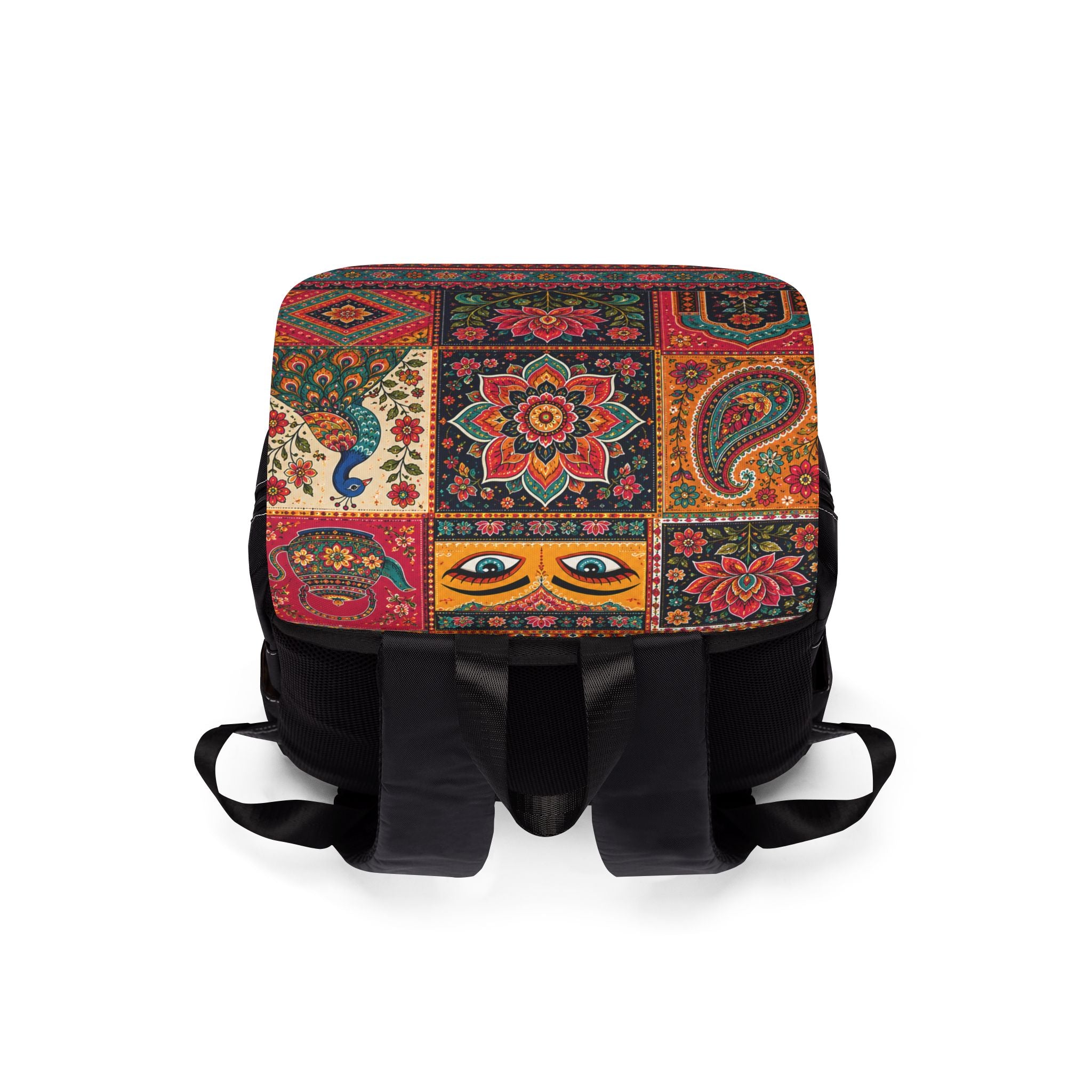 Boho backpack interior and compartments - بوہو بیگ پیک کے اندرونی خانے