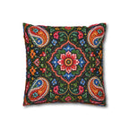 Pakistani Truck Art Cushion Cover – 'Jeet Wohi Hai' Urdu Quote | Floral Decorative Pillowcase
