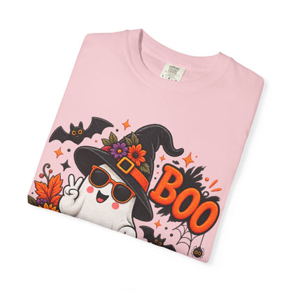 Halloween Boo Ghost T-Shirt — Cute Witch Hat Jack-O'-Lanterns Tee