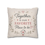 ✨ Our Happy Place Photo Pillowcase — Personalized Family Throw Pillow