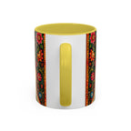 رنگ محبت — Rang Mohabbat Chai Mug | Urdu Poetry Truck Art Peacocks (11oz/15oz)