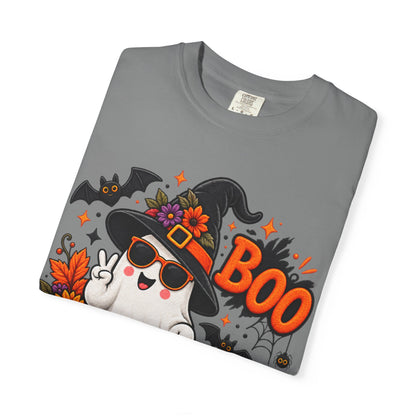 Halloween Boo Ghost T-Shirt — Cute Witch Hat Jack-O'-Lanterns Tee