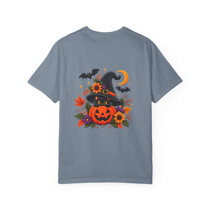 Halloween Boo Ghost T-Shirt — Cute Witch Hat Jack-O'-Lanterns Tee