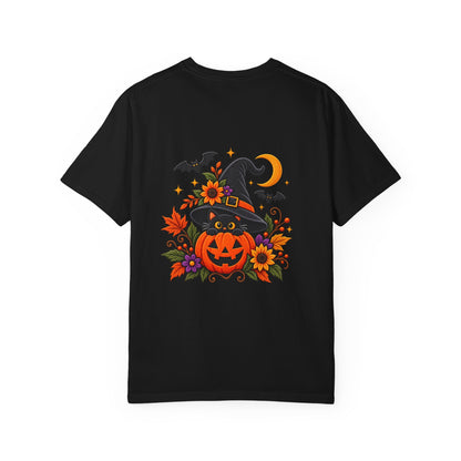 Halloween Boo Ghost T-Shirt — Cute Witch Hat Jack-O'-Lanterns Tee