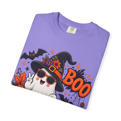 Halloween Boo Ghost T-Shirt — Cute Witch Hat Jack-O'-Lanterns Tee