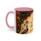 رنگ محبت — Rang Mohabbat Chai Mug | Urdu Poetry Truck Art Peacocks (11oz/15oz)