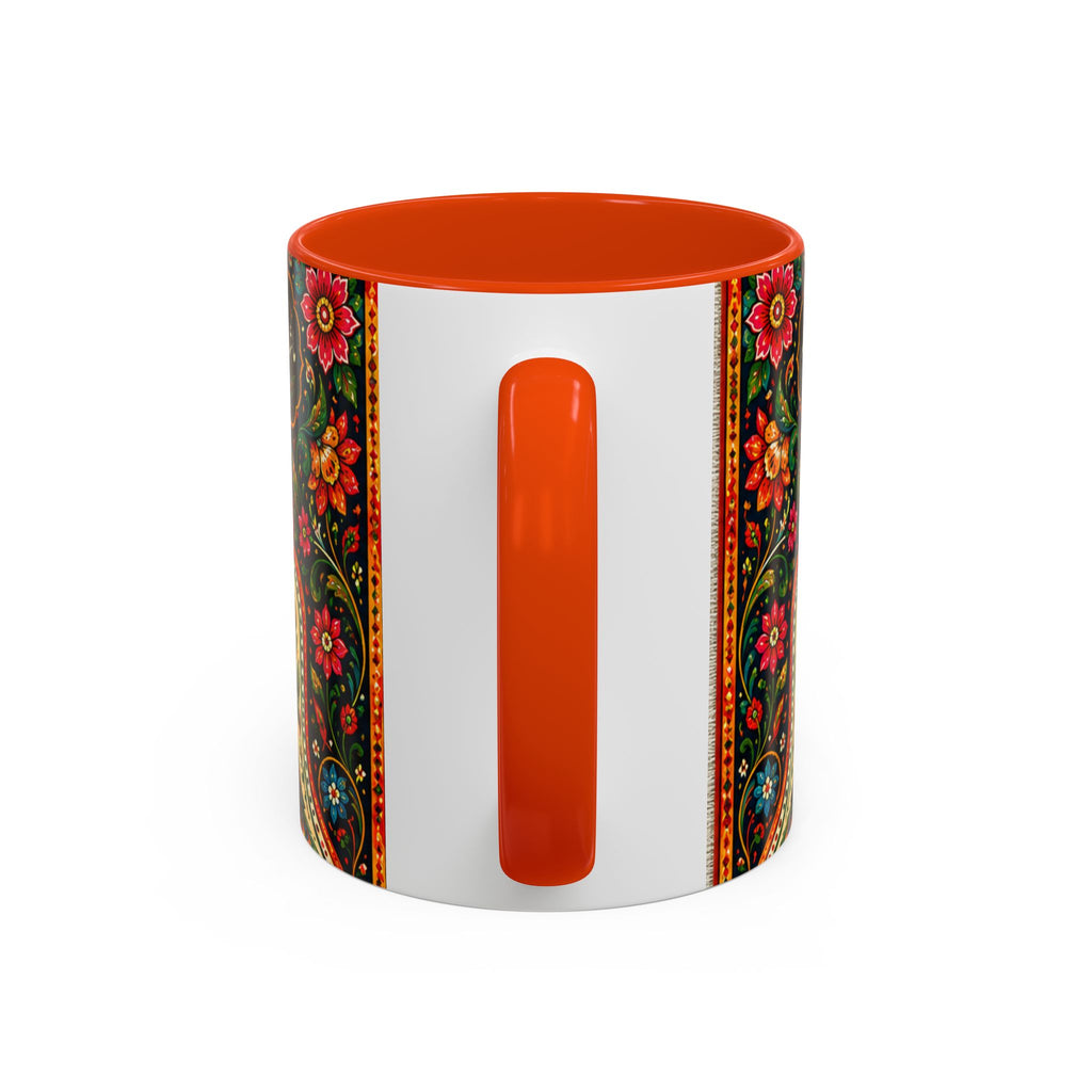 رنگ محبت — Rang Mohabbat Chai Mug | Urdu Poetry Truck Art Peacocks (11oz/15oz)