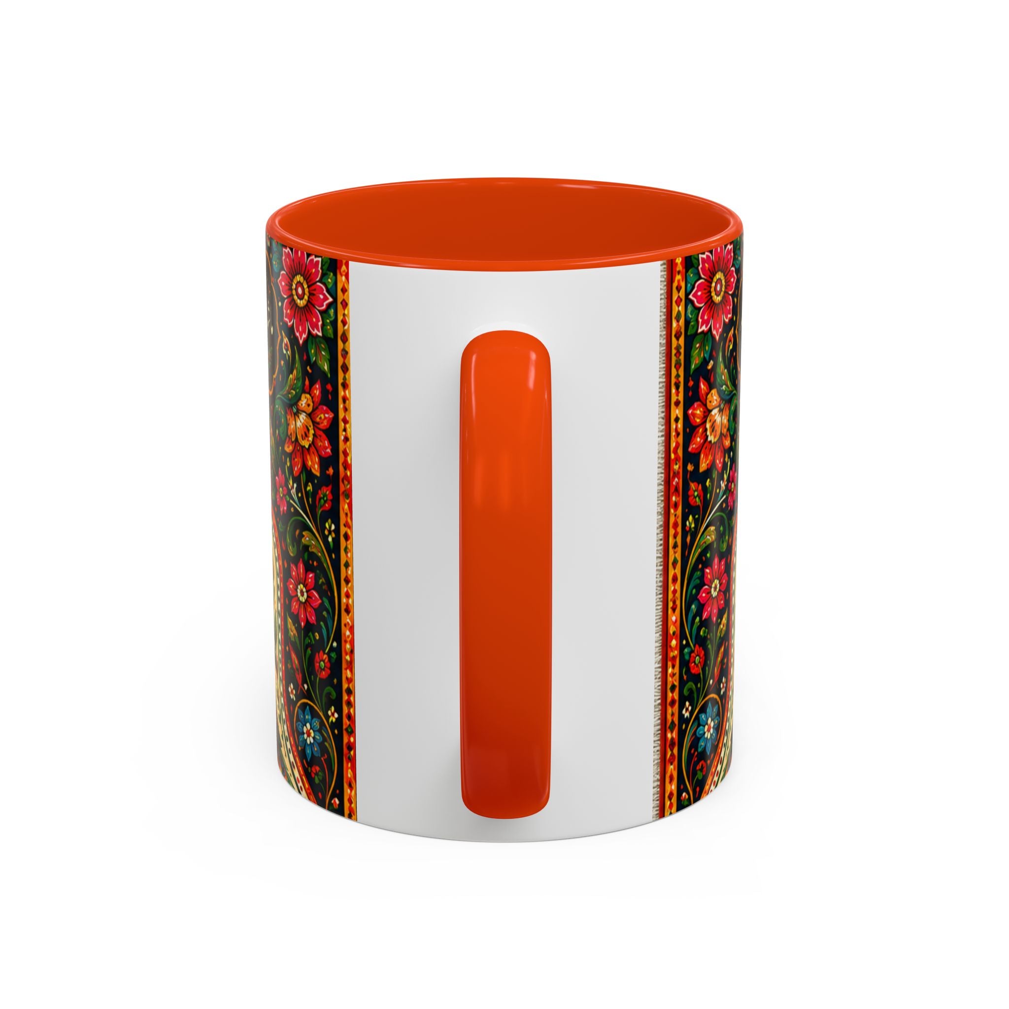رنگ محبت — Rang Mohabbat Chai Mug | Urdu Poetry Truck Art Peacocks (11oz/15oz)