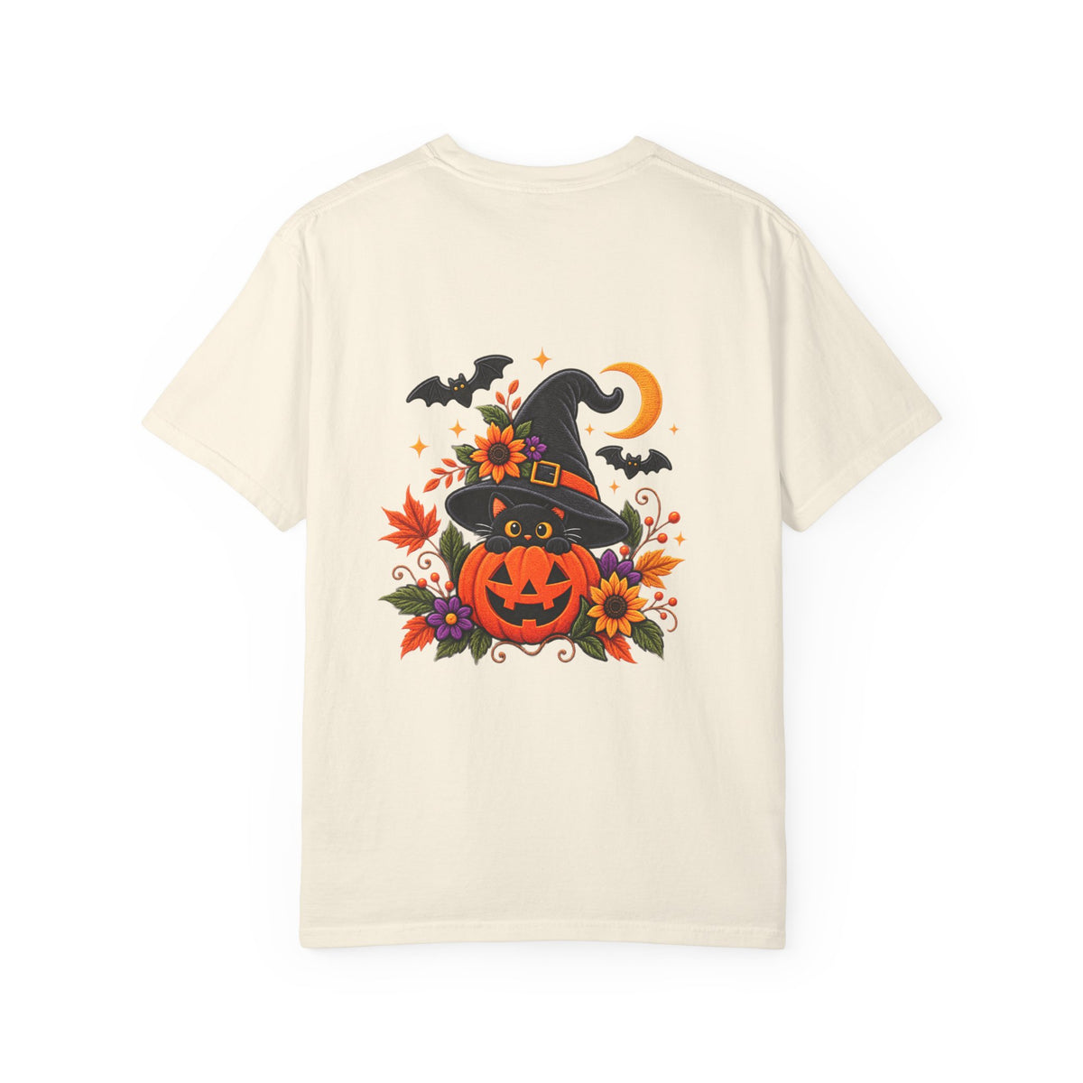Halloween Boo Ghost T-Shirt — Cute Witch Hat Jack-O'-Lanterns Tee