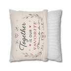 ✨ Our Happy Place Photo Pillowcase — Personalized Family Throw Pillow