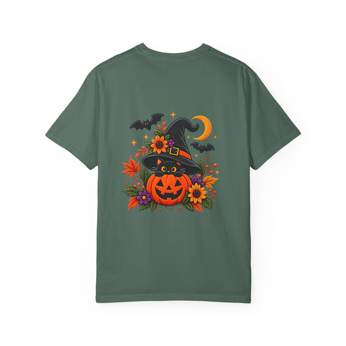 Halloween Boo Ghost T-Shirt — Cute Witch Hat Jack-O'-Lanterns Tee