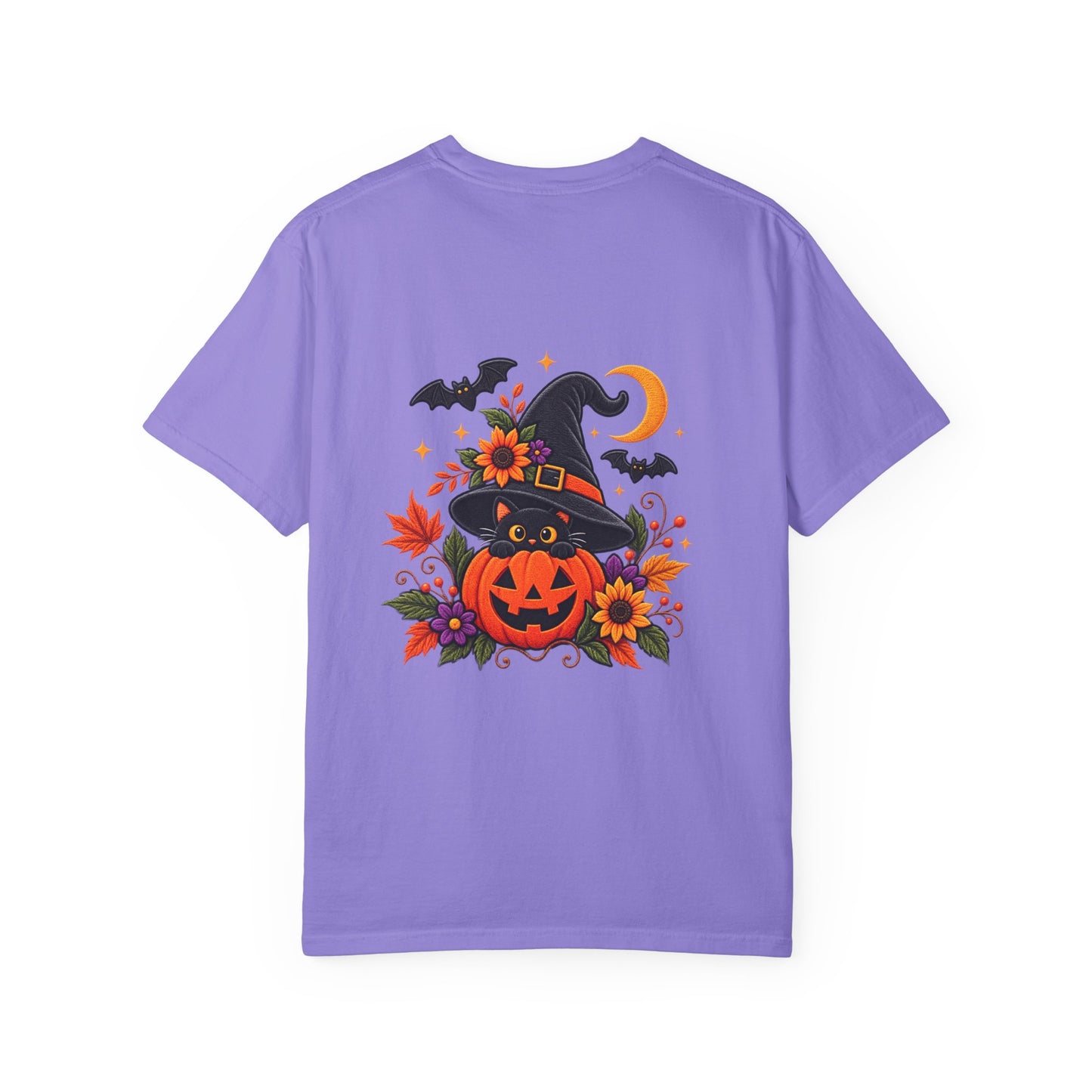 Halloween Boo Ghost T-Shirt — Cute Witch Hat Jack-O'-Lanterns Tee