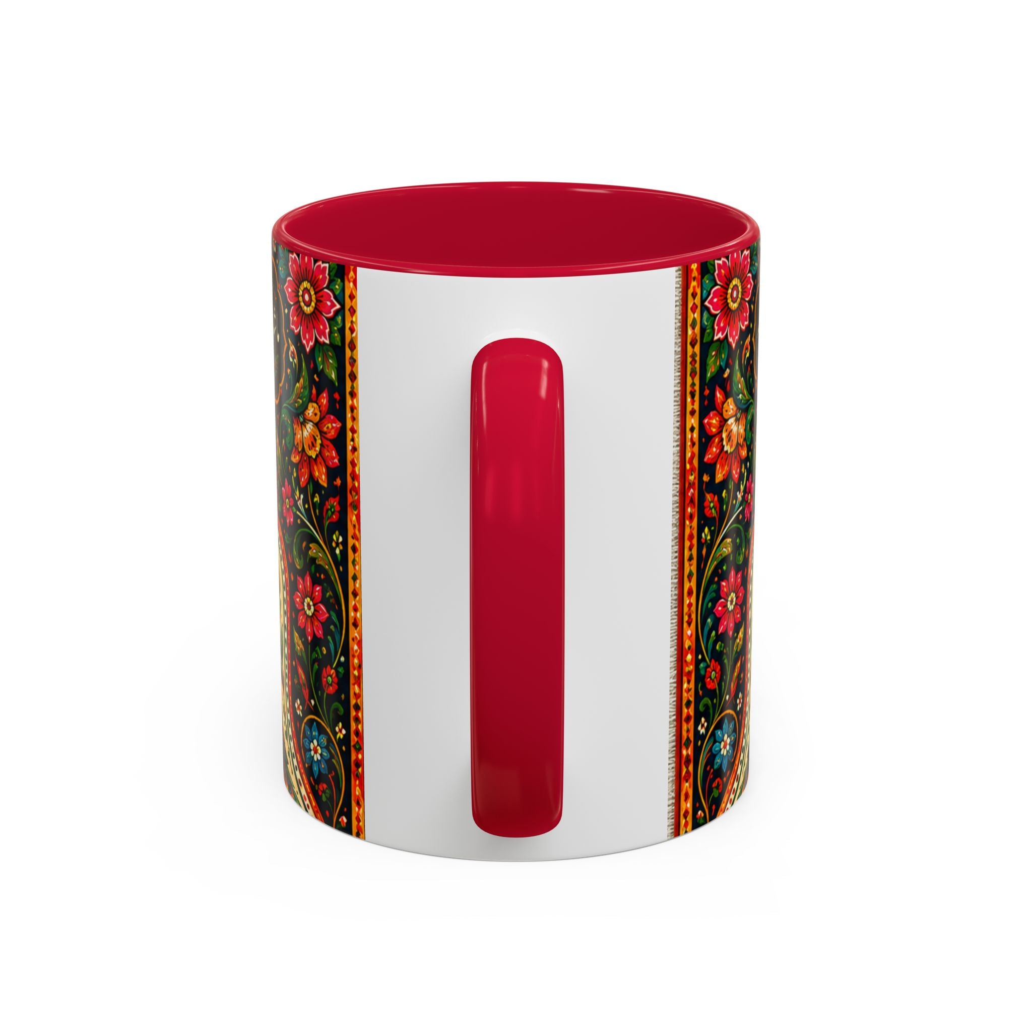 رنگ محبت — Rang Mohabbat Chai Mug | Urdu Poetry Truck Art Peacocks (11oz/15oz)
