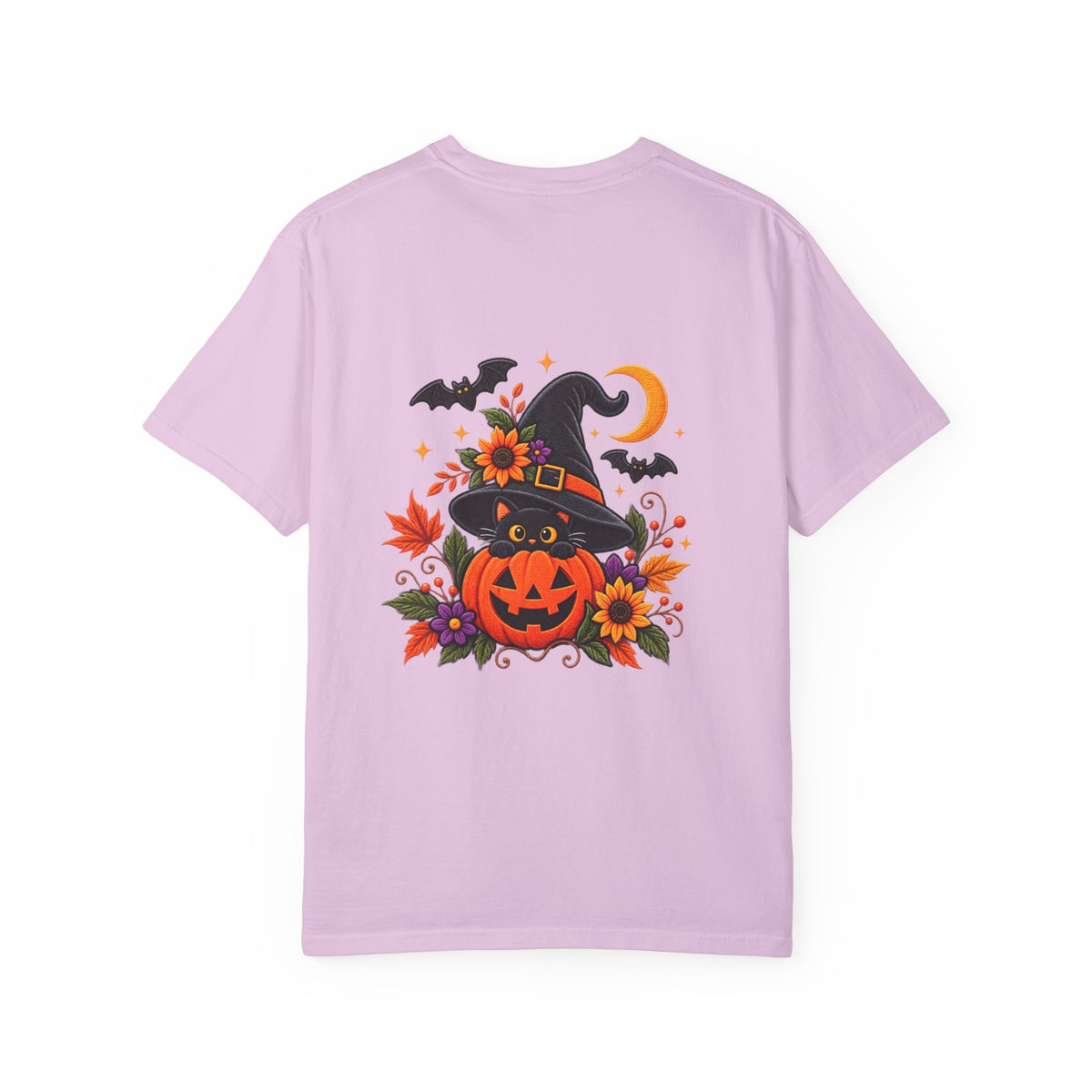 Halloween Boo Ghost T-Shirt — Cute Witch Hat Jack-O'-Lanterns Tee