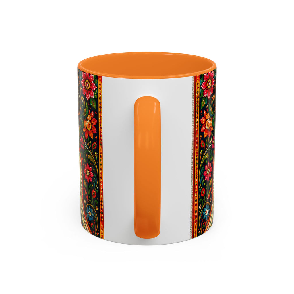 رنگ محبت — Rang Mohabbat Chai Mug | Urdu Poetry Truck Art Peacocks (11oz/15oz)