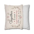✨ Our Happy Place Photo Pillowcase — Personalized Family Throw Pillow