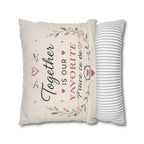 ✨ Our Happy Place Photo Pillowcase — Personalized Family Throw Pillow