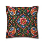 Pakistani Truck Art Cushion Cover – 'Jeet Wohi Hai' Urdu Quote | Floral Decorative Pillowcase