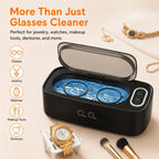 Ultrasonic Jewelry, Eyeglasses & Watches Cleaner - 360° Deep Clean, 5/7 Min Modes